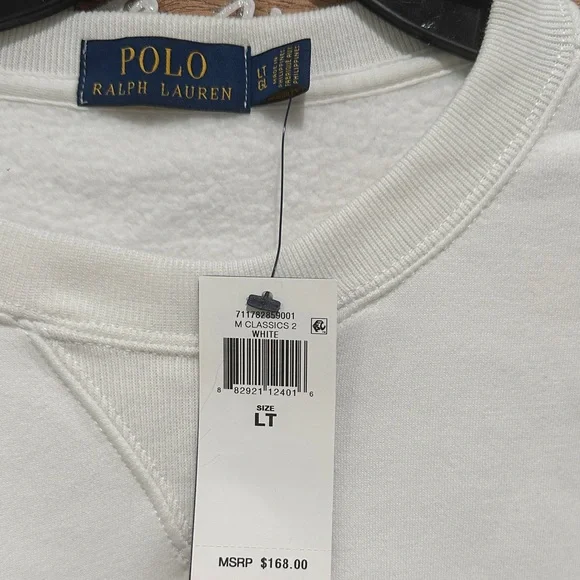 Polo by Ralph Lauren Cream Bear Crewneck Sweater